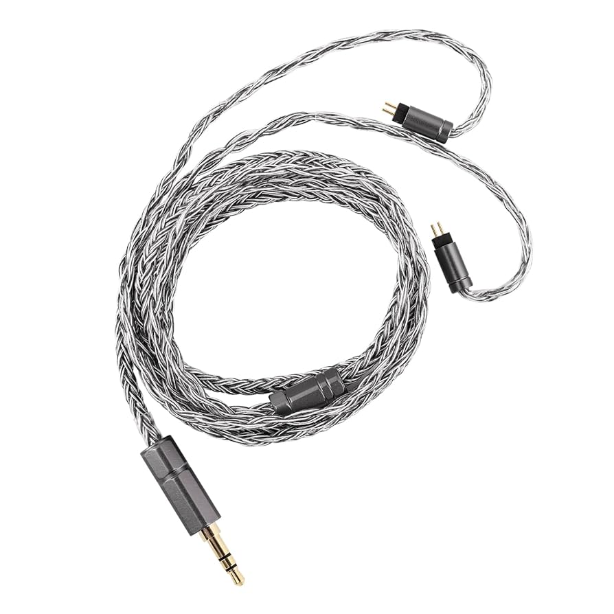 リール co Amazon.com: Linsoul Tripowin Zonie IEM Cable, 16 Core Silver